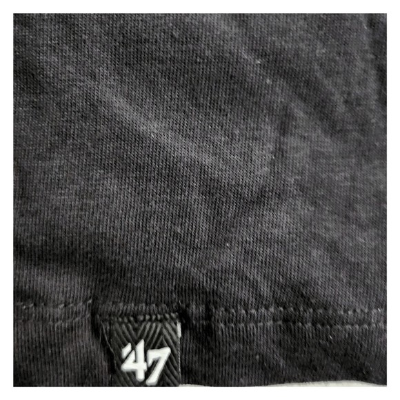 Pittsburgh Steelers '47 Brand NFL Team Striped Tee Shirt Size Large Black NWT - Picture 6 of 10